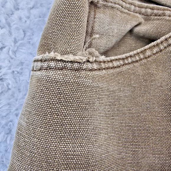 Vintage Wrangler Mens Upland Hunting Pants 33x29 Brown Brush Guard Double Knees - Picture 7 of 16